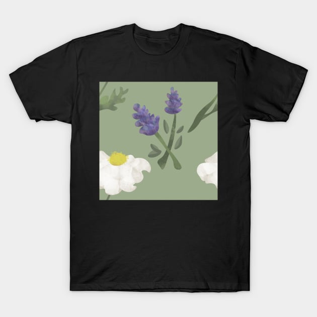 Ojai Flowers T-Shirt by MSBoydston